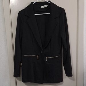 Women's Elegant Black Blazer